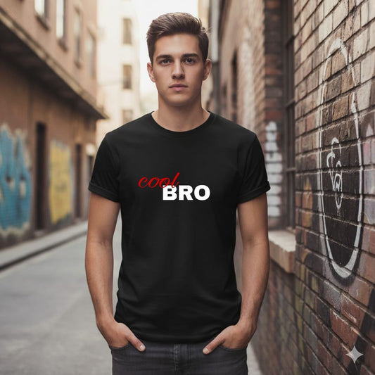 black cotton t shirt